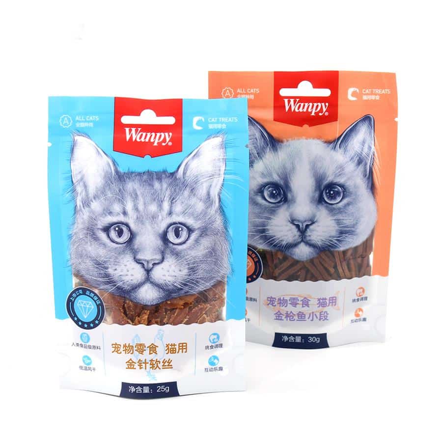 cat food packaging