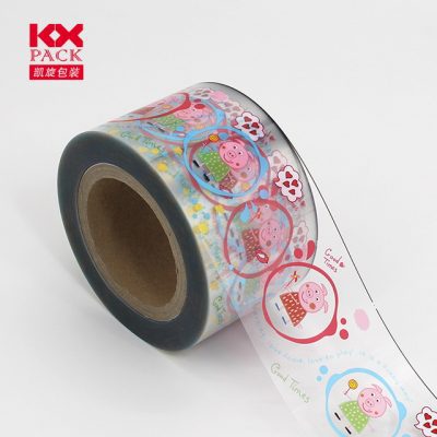 Hot Selling Food Grade Plastic Laminated Packaging Roll Film Boba Lid Sealer for Cup Packing