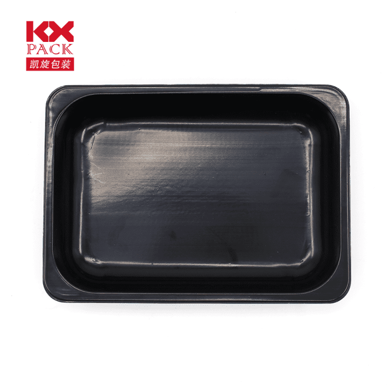 Hot Sales Black Microwavable Plastic Serving 