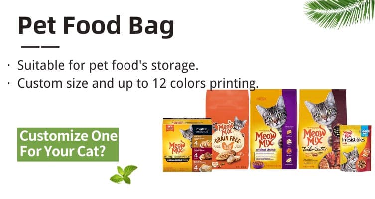 Cat Food Zipper Bags