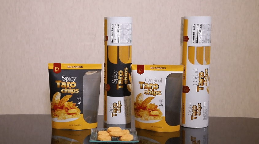 printed packaging film roll