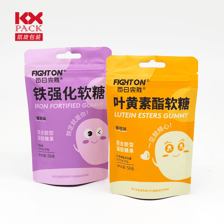 Stand Up Resealable Pouch Plastic Packaging F