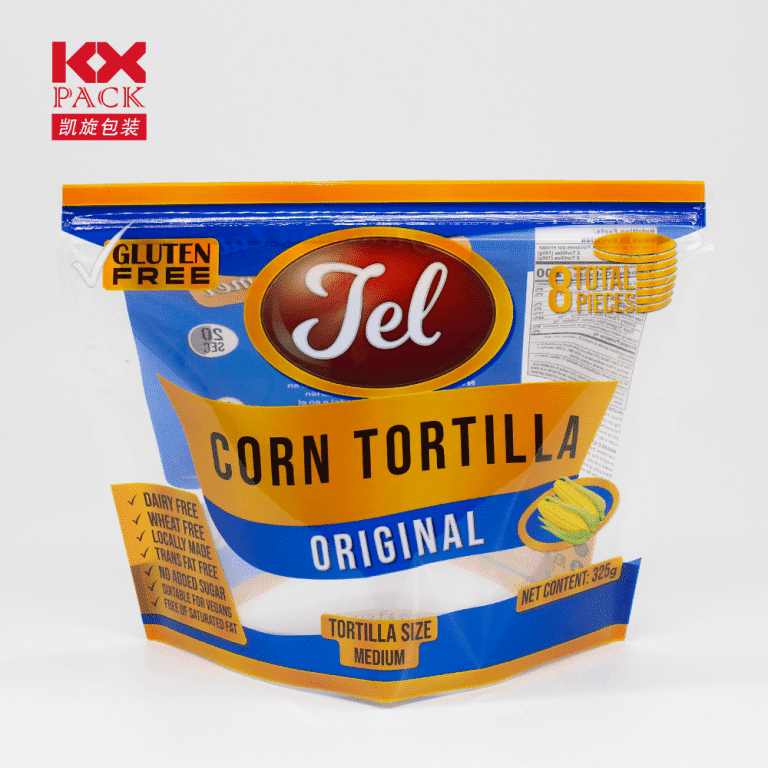 Flat 3 Side Seal Bag Clear Corn Tortillas Pla