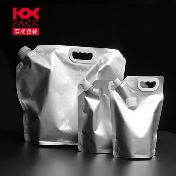 2023 New Arrival Food Packaging Bag Aluminum Foil Stand Up Pouch for Liquids with Spout