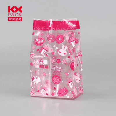 Food Grade High Quality Cookies Packaging Pink Stand Up Pouch for Snacks Packing