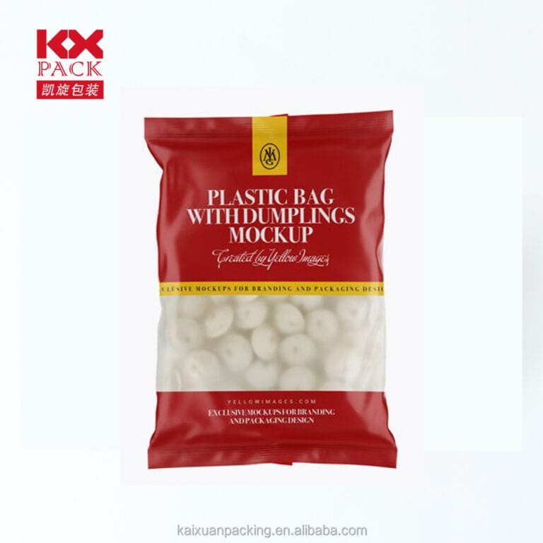 Rotogravure Printing Custom Printed Frozen Packaging Frozen Food Bag Dumpling Packaging for Package