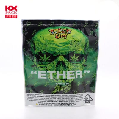 Kemasan Makanan Dapat Dimakan Ritsleting Plastik Kustom Stand up Doypack Pouch