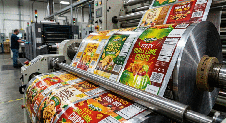 Filmska rola za pakiranje hrane 4 printed film packaging