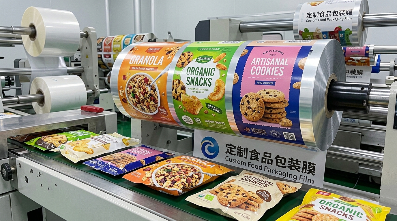 Tilpasset madpakkefilm1 Custom Food Packaging Film