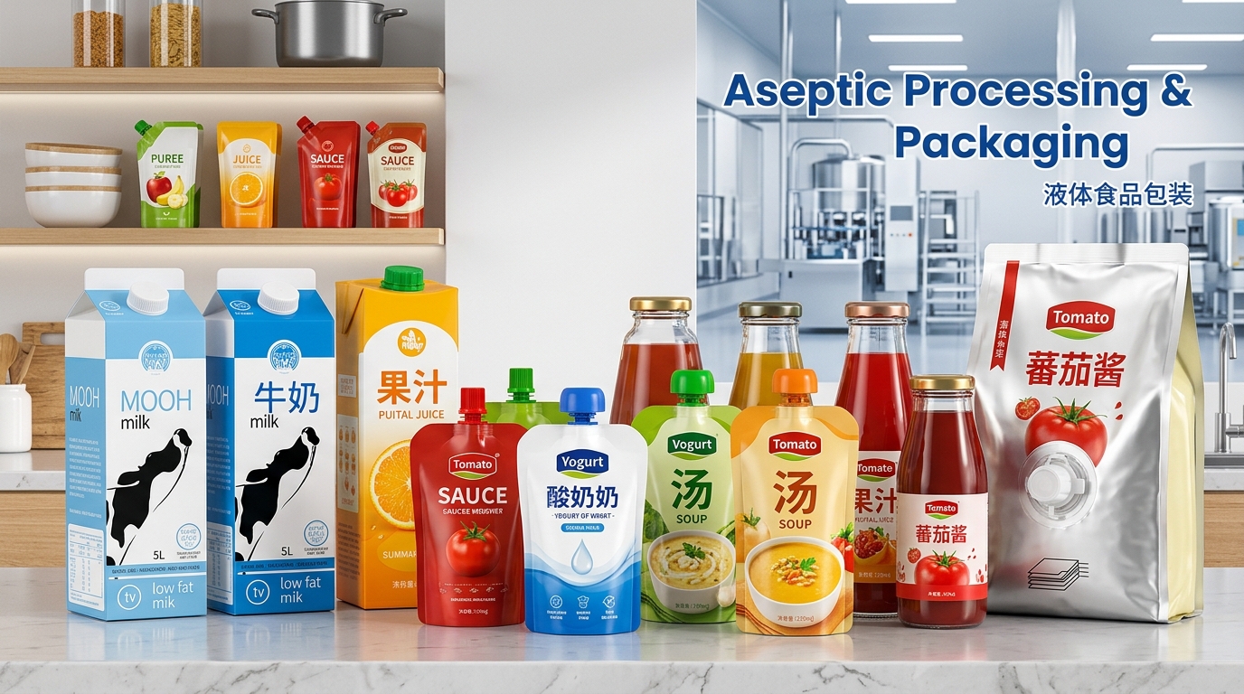 Custom Spout Pouch 1 Liquid Food Packaging