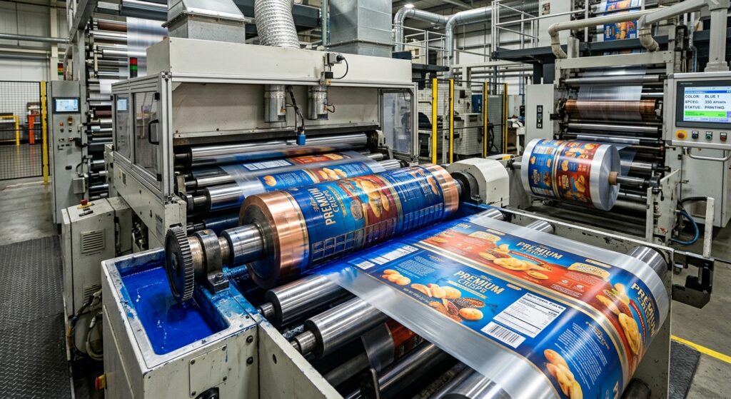 Pet food packaging bags 3 rotogravure printed packaging