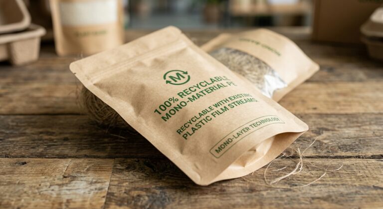 Fim anbalaj plastik 2 Recyclable Mono-Material